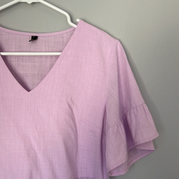 Mini Ruffle Dress with POCKETS - Picture 2 of 6